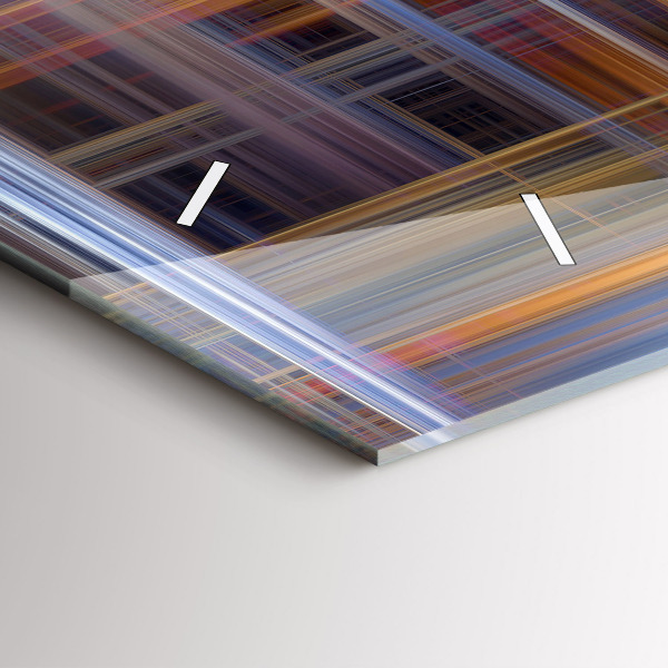 Horizontálne hodiny Abstraktná geometria