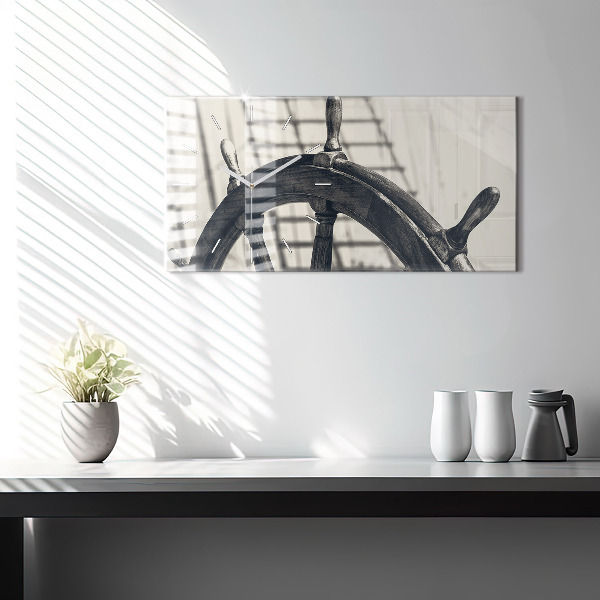 Horizontálne hodiny Staroveká loď