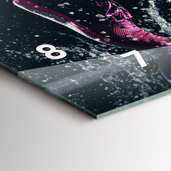 Horizontálne hodiny Zdravý životný štýl a beh