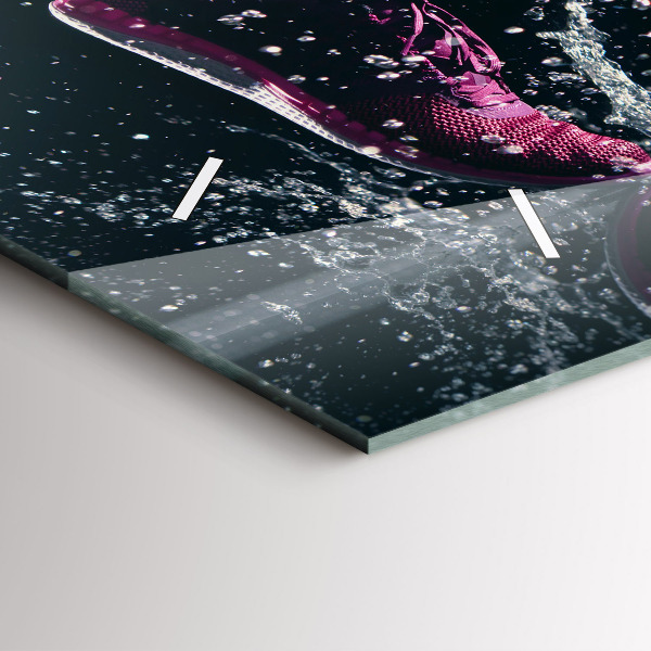 Horizontálne hodiny Zdravý životný štýl a beh