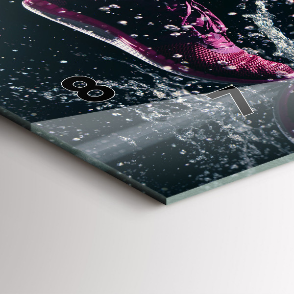 Horizontálne hodiny Zdravý životný štýl a beh