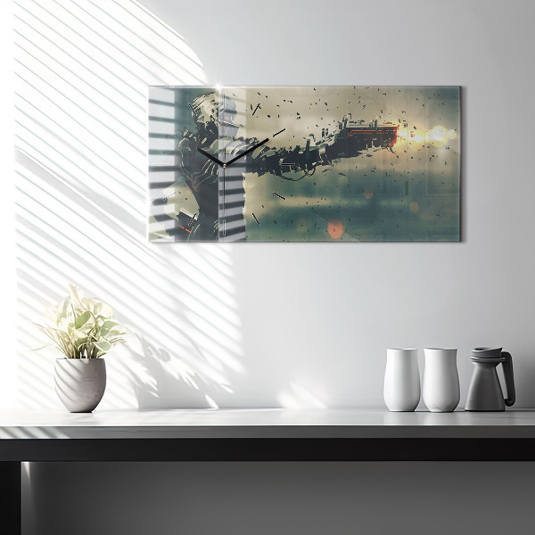 Horizontálne hodiny Hra Smrtonosná zbraň