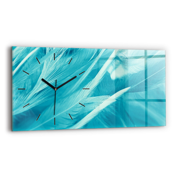 Horizontálne hodiny Zelený a tyrkysový vintage