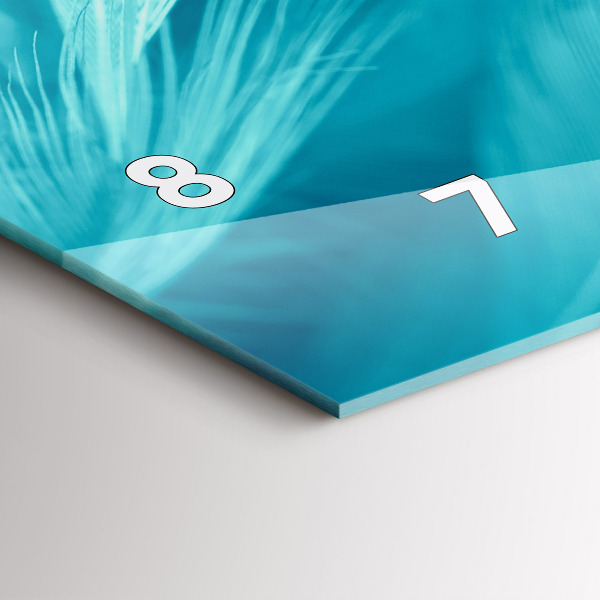 Horizontálne hodiny Zelený a tyrkysový vintage