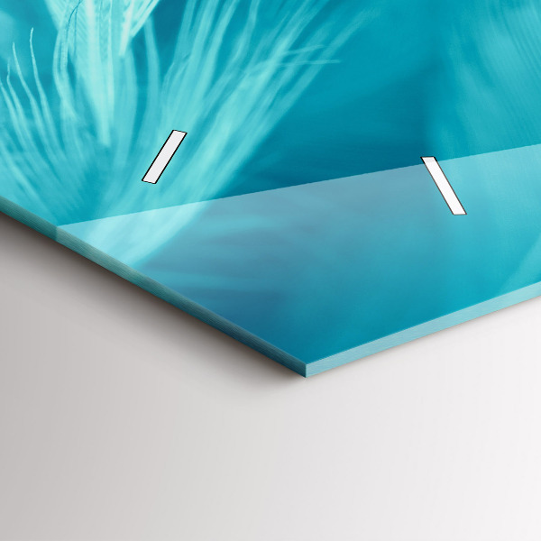 Horizontálne hodiny Zelený a tyrkysový vintage