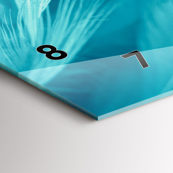 Horizontálne hodiny Zelený a tyrkysový vintage