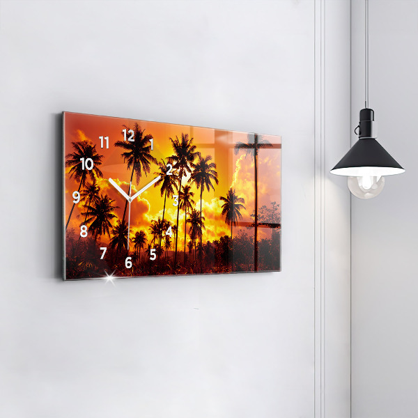 Horizontálne hodiny Pláž Thajsko Klong Prao
