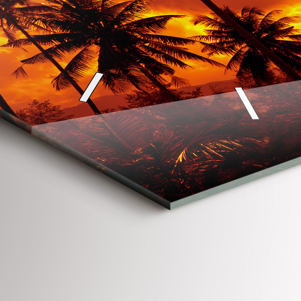 Horizontálne hodiny Pláž Thajsko Klong Prao