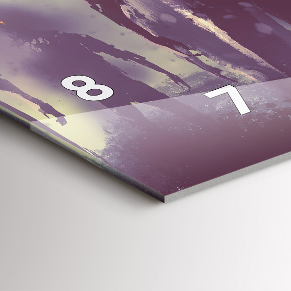 Horizontálne hodiny Zombie v noci - halloween