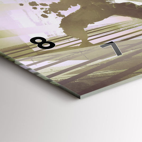 Horizontálne hodiny Boj robota a samuraja