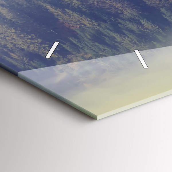 Horizontálne hodiny Hmlový orlí les