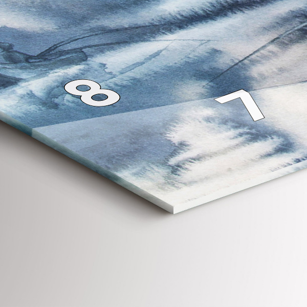 Horizontálne hodiny Rybár na jazere