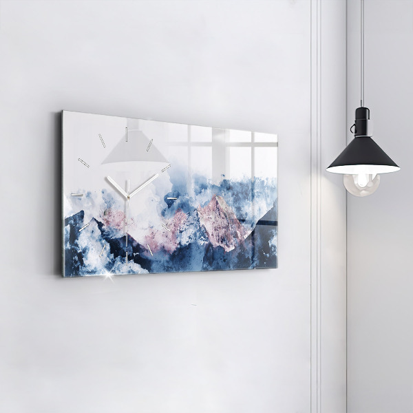 Horizontálne hodiny Abstraktné pohoria