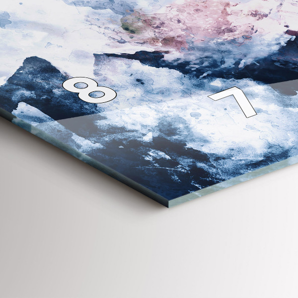 Horizontálne hodiny Abstraktné pohoria