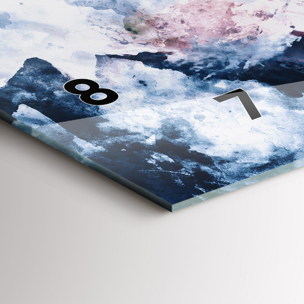 Horizontálne hodiny Abstraktné pohoria