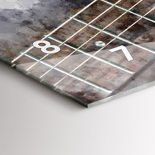 Horizontálne hodiny Gitara