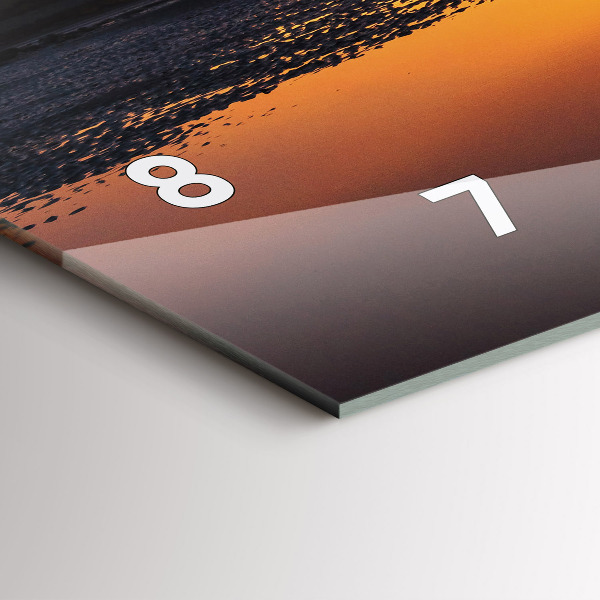 Horizontálne hodiny Bežec a západ slnka