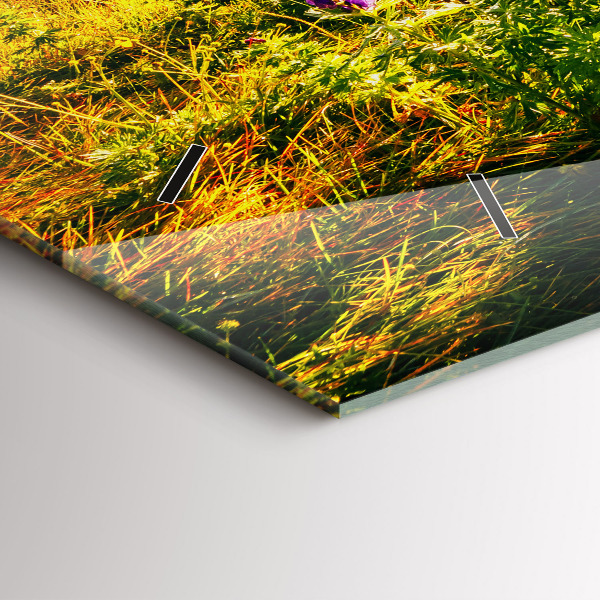 Horizontálne hodiny Levanduľová lúka