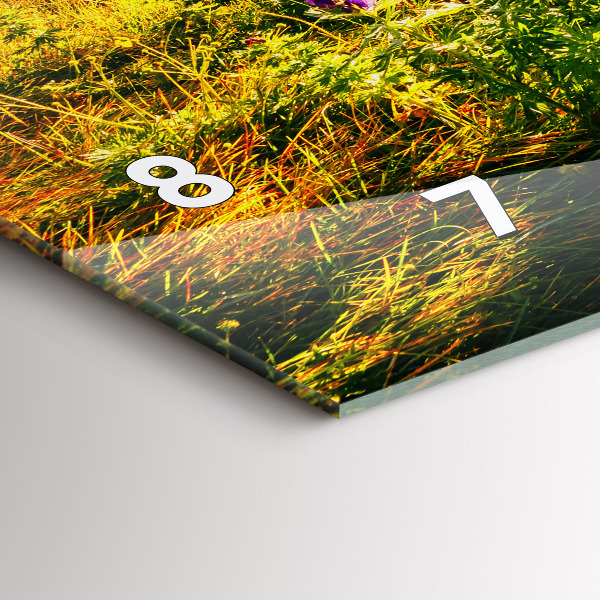 Horizontálne hodiny Levanduľová lúka