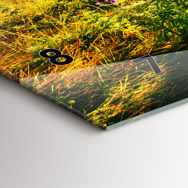 Horizontálne hodiny Levanduľová lúka