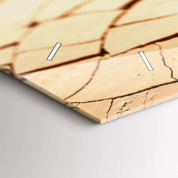 Horizontálne hodiny Zasaďte do suchej pôdy