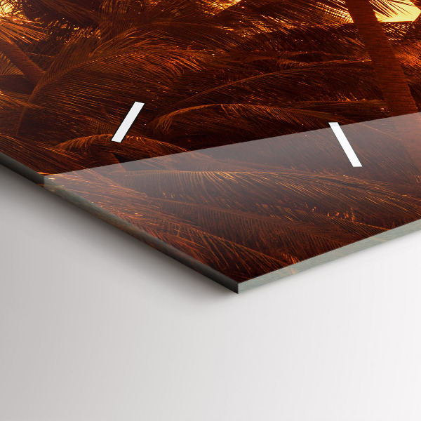 Horizontálne hodiny Slnečné palmy