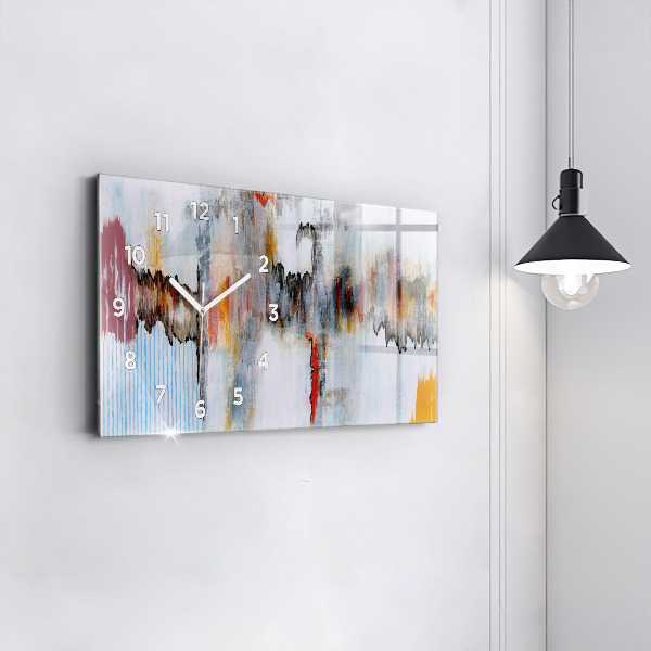 Horizontálne hodiny Abstrakcia