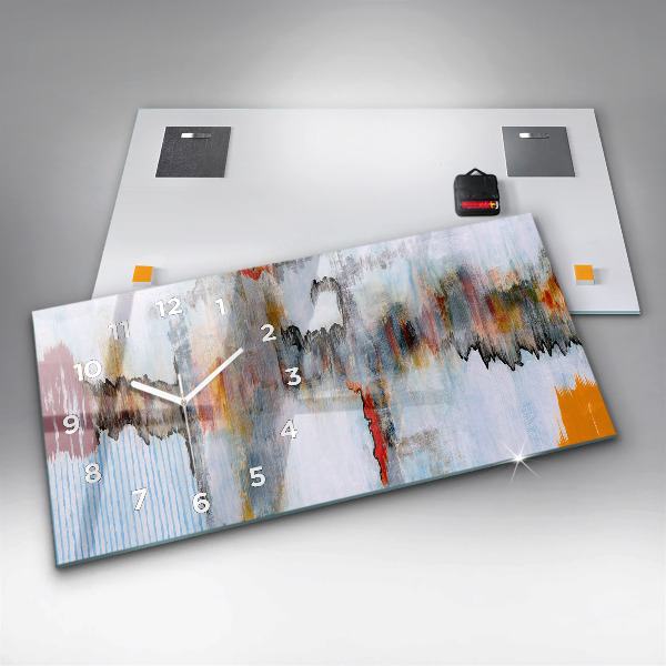 Horizontálne hodiny Abstrakcia