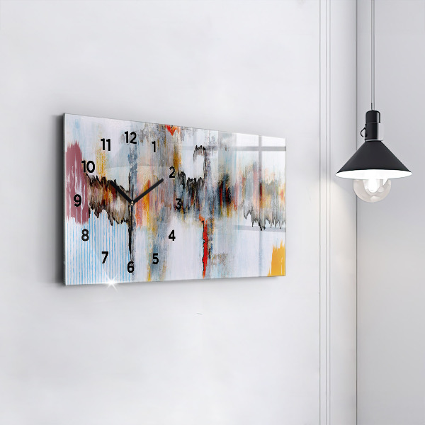 Horizontálne hodiny Abstrakcia