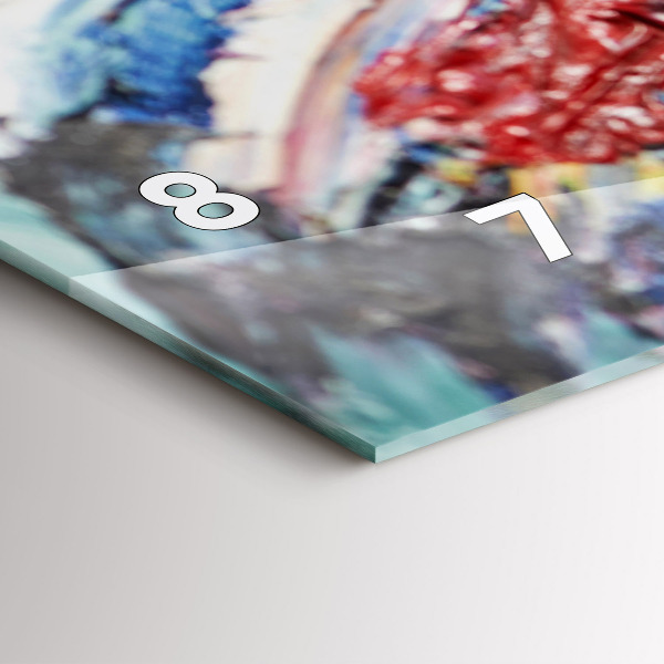 Horizontálne hodiny Fragment olejového umenia