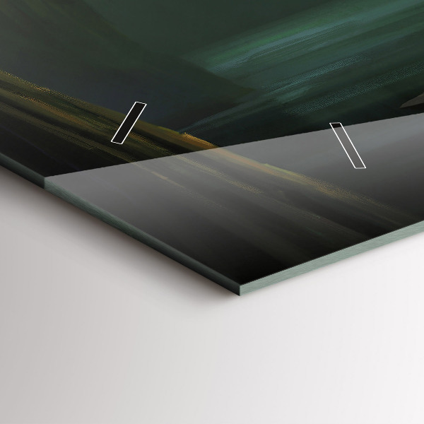 Horizontálne hodiny Muž a monštrum v močiari