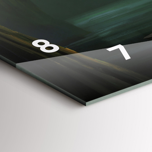 Horizontálne hodiny Muž a monštrum v močiari