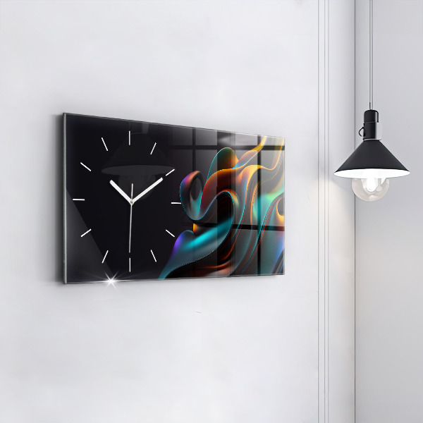 Horizontálne hodiny Futuristická vlna