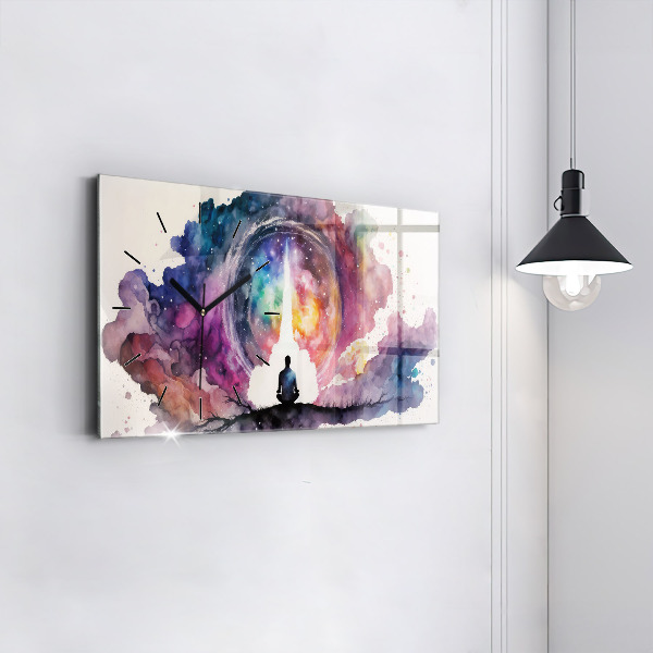 Horizontálne hodiny Meditačný životný štýl