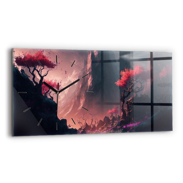 Horizontálne hodiny Čarovný les a pohorie