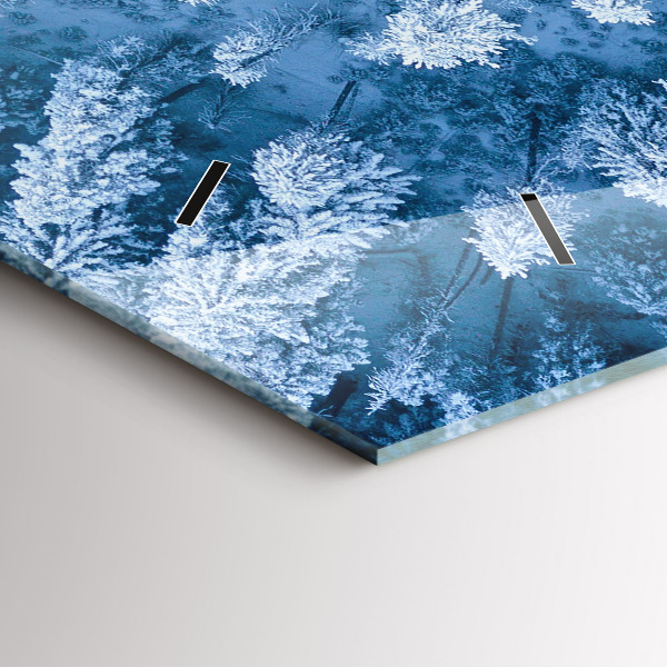 Horizontálne hodiny Les z vtáčej perspektívy