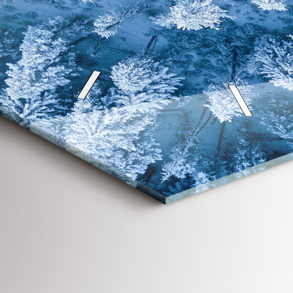 Horizontálne hodiny Les z vtáčej perspektívy