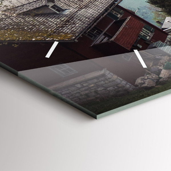 Horizontálne hodiny Výhľad na hory