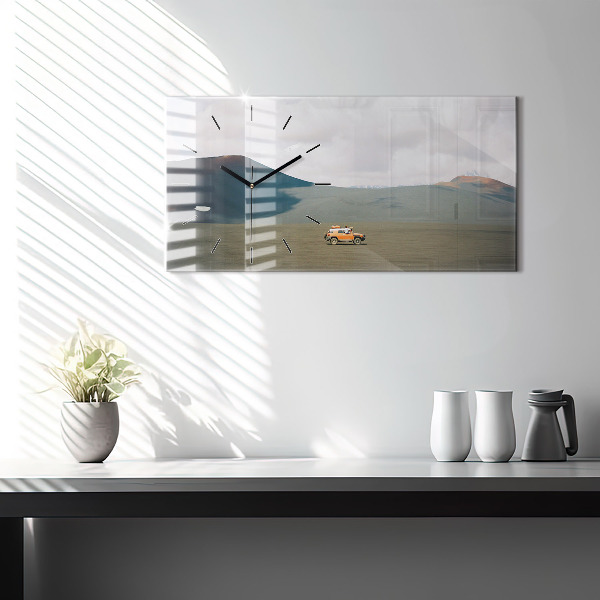 Horizontálne hodiny Vozidlo v Kamčatskej púšti