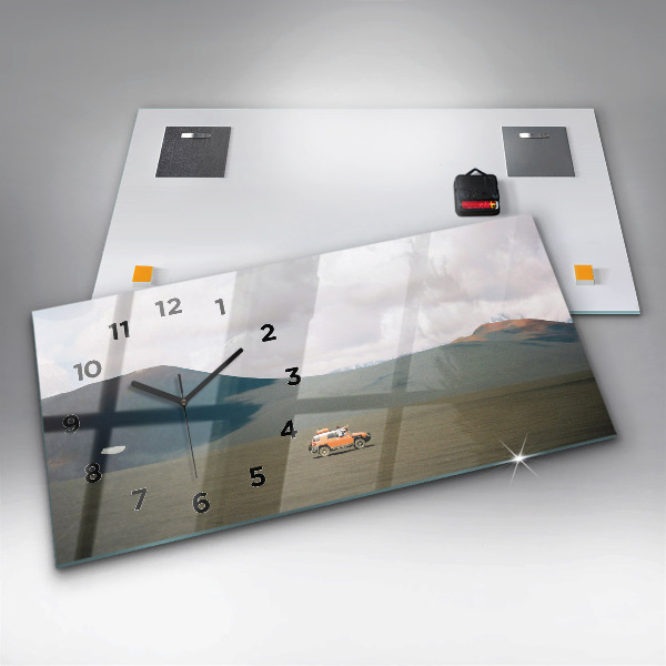 Horizontálne hodiny Vozidlo v Kamčatskej púšti