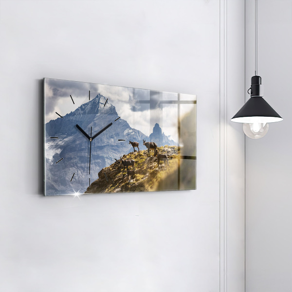 Horizontálne hodiny Koza v údolí Aosta