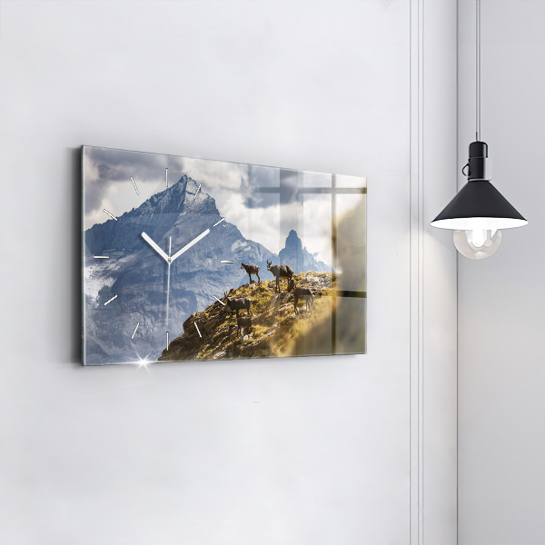 Horizontálne hodiny Koza v údolí Aosta