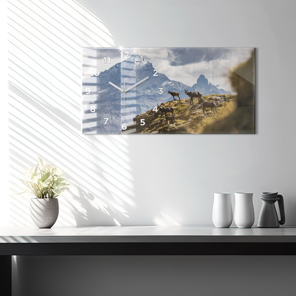 Horizontálne hodiny Koza v údolí Aosta