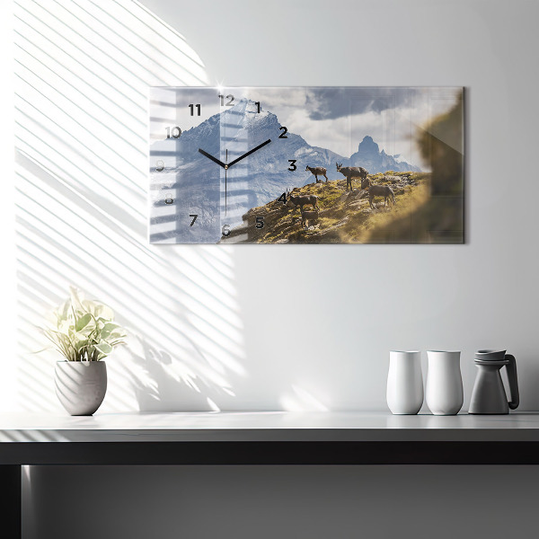 Horizontálne hodiny Koza v údolí Aosta