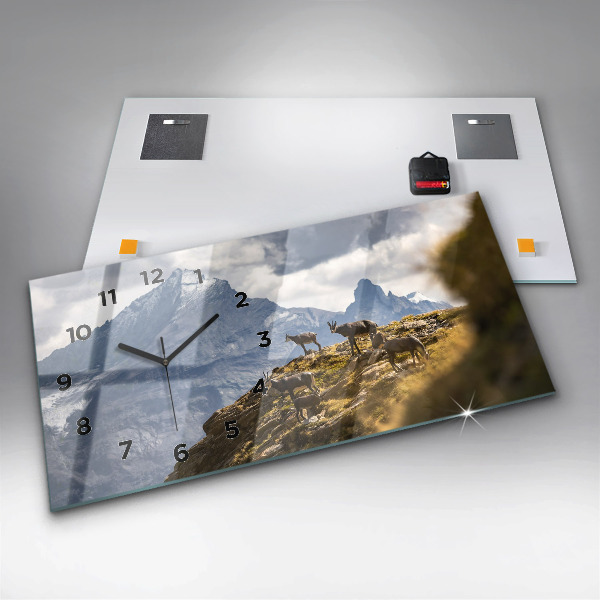 Horizontálne hodiny Koza v údolí Aosta