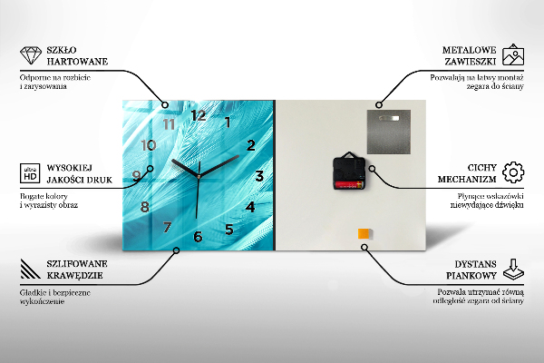 Horizontálne hodiny Barcelonský surfer