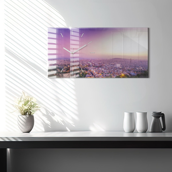 Horizontálne hodiny Barcelonské bunkre El Carmel