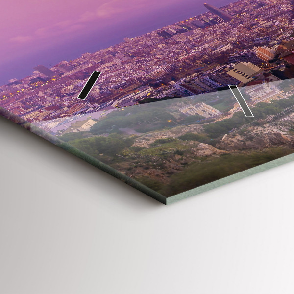 Horizontálne hodiny Barcelonské bunkre El Carmel