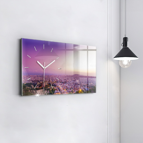 Horizontálne hodiny Barcelonské bunkre El Carmel