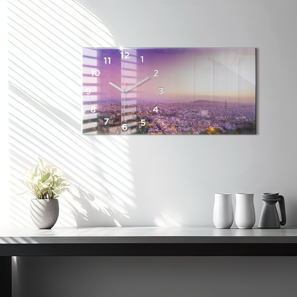 Horizontálne hodiny Barcelonské bunkre El Carmel